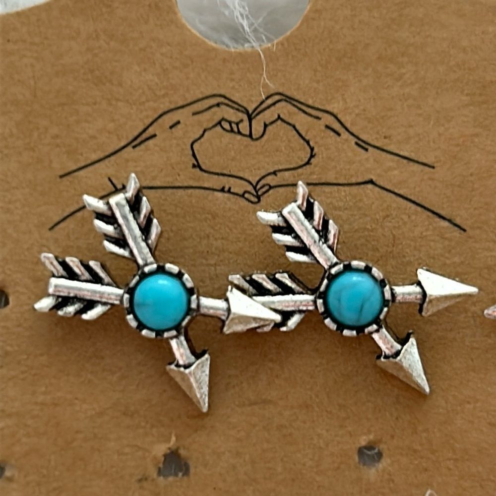 Western arrow earrings